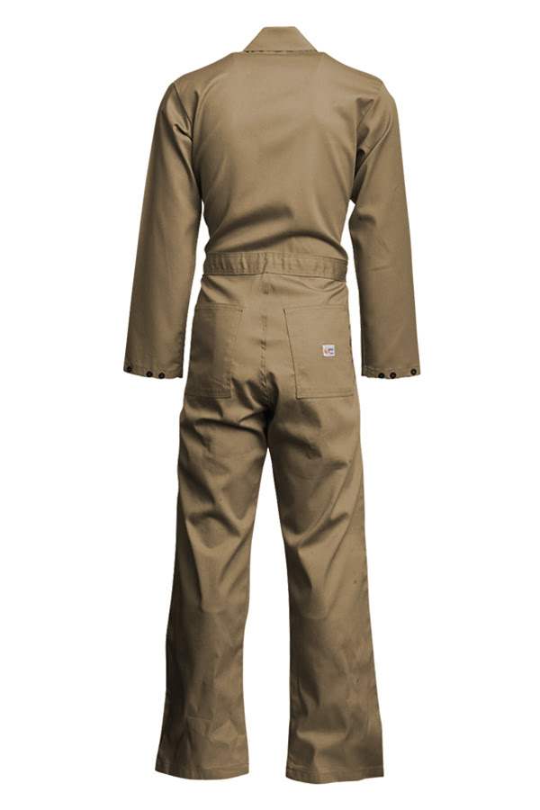 Lapco FR 7oz. FR Khaki Economy Coveralls CVEFR7KH