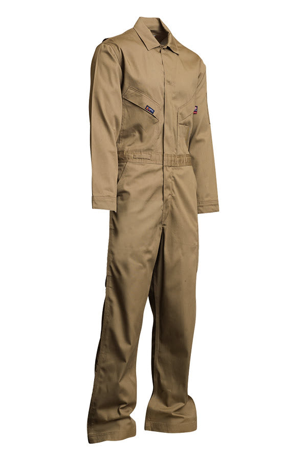 Lapco FR 7oz. Khaki FR Deluxe Coveralls CVFRD7KH