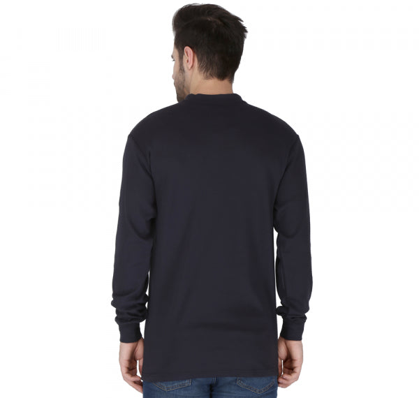 Forge FR Men's Navy Henley MFRHNLY-004-Navy