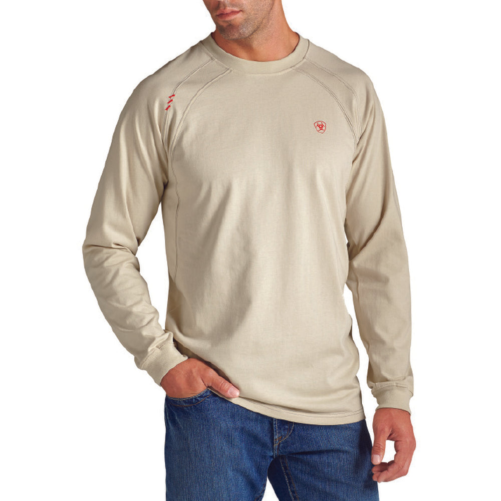 Ariat Men's Flame Resistant Sand Crew Neck T-Shirt 10012254