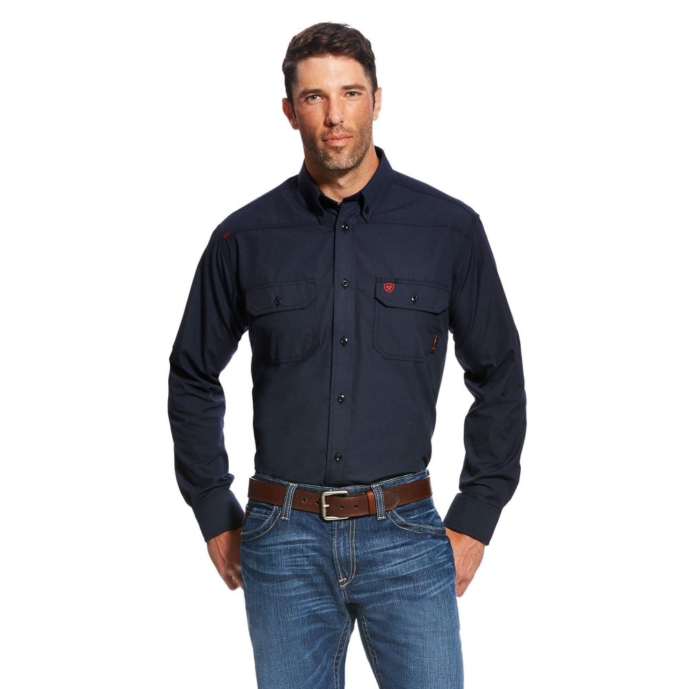 Ariat FR Men's Navy Featherlight Work Shirt 10022899