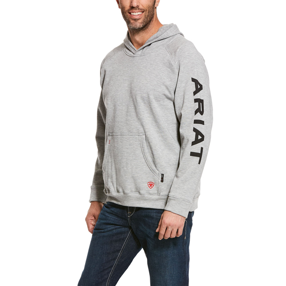 Ariat FR Heather Gray Primo Fleece Pullover Sweatshirt 10027921