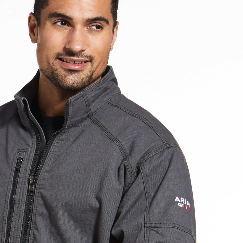Ariat FR Iron Gray DuraLight Stretch Canvas Field Jacket - 10033193