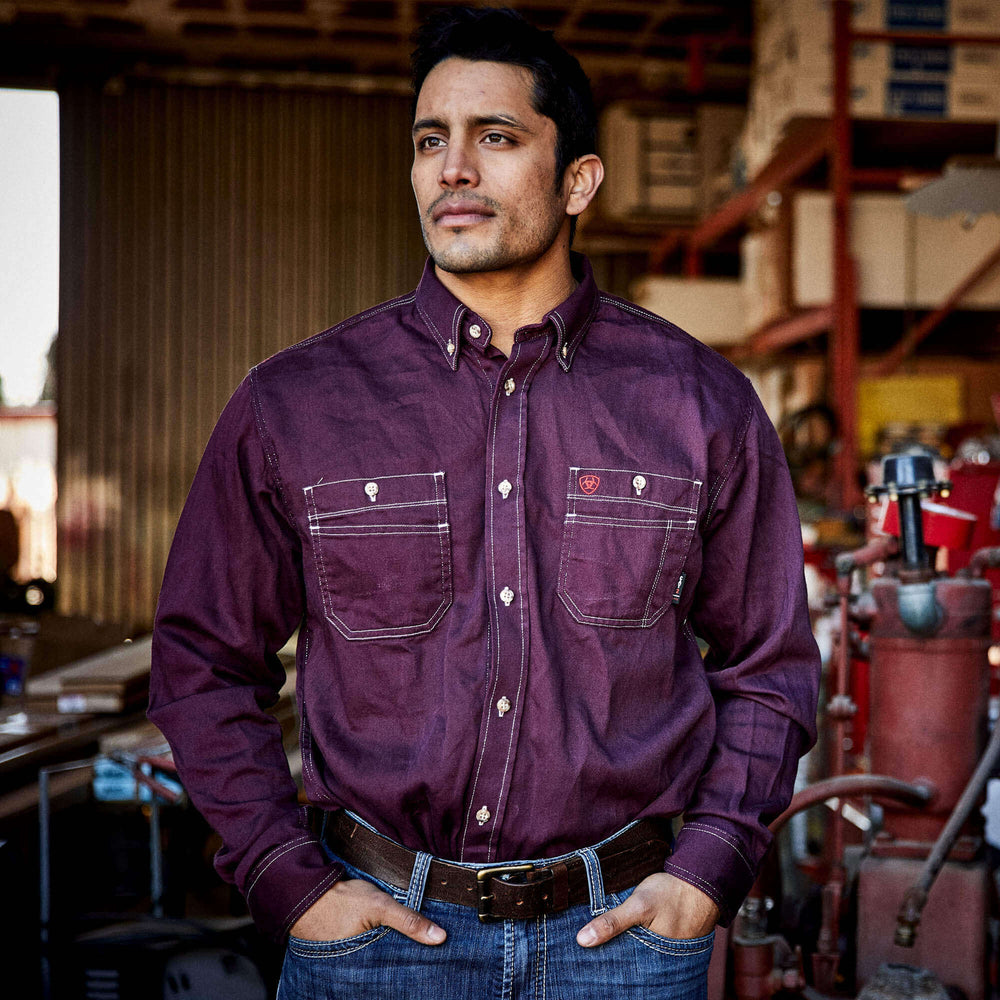 Ariat FR Men's Malbec Vented Work Shirt 10035432