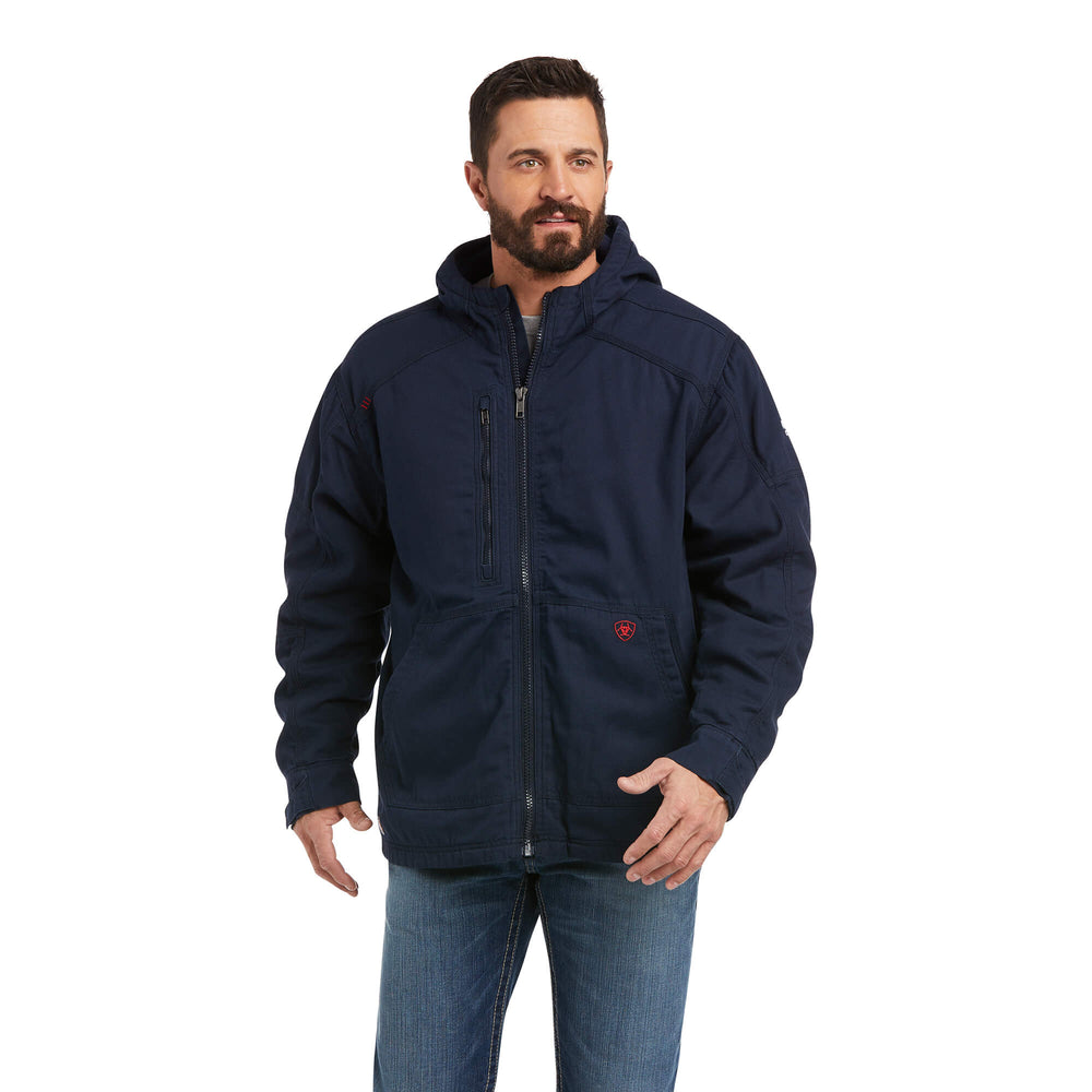 Ariat FR Navy DuraLight Stretch Canvas Jacket- 10037640