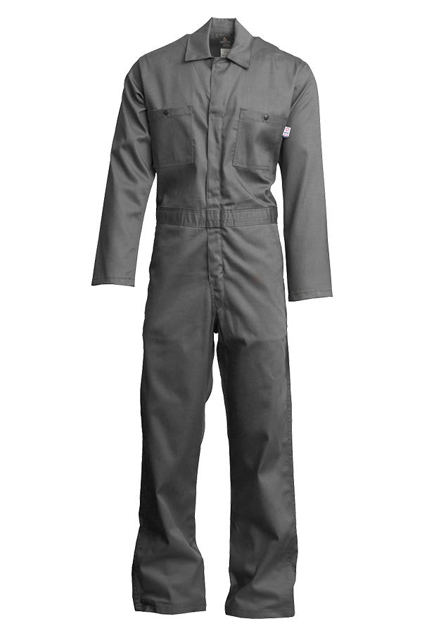 Lapco FR 7oz. FR Gray Economy Coveralls CVEFR7GY