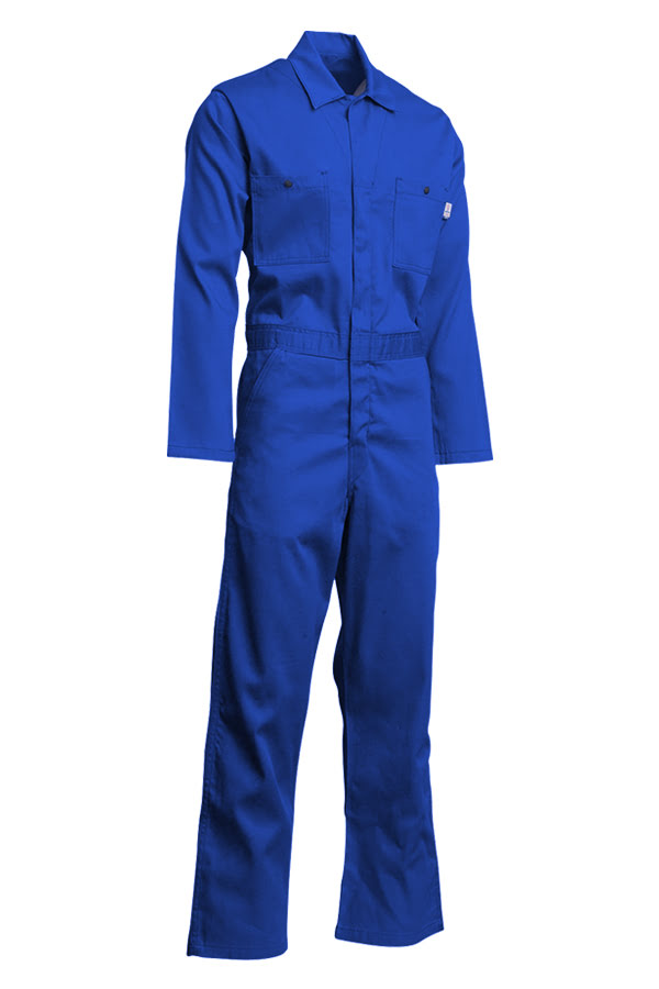 Lapco FR 7oz. FR Royal Blue Economy Coveralls CVEFR7RO