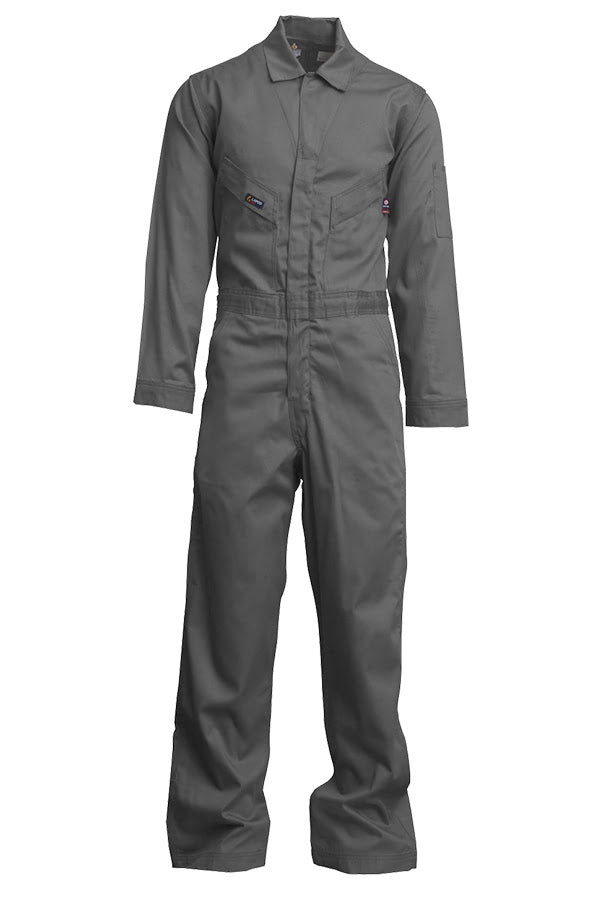 Lapco FR 7oz. Gray FR Deluxe Coveralls CVFRD7GY
