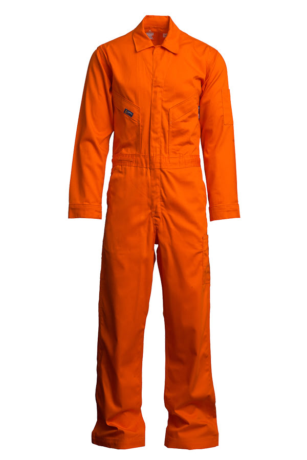 Lapco FR 7oz. Orange FR Deluxe Coveralls CVFRD7OR