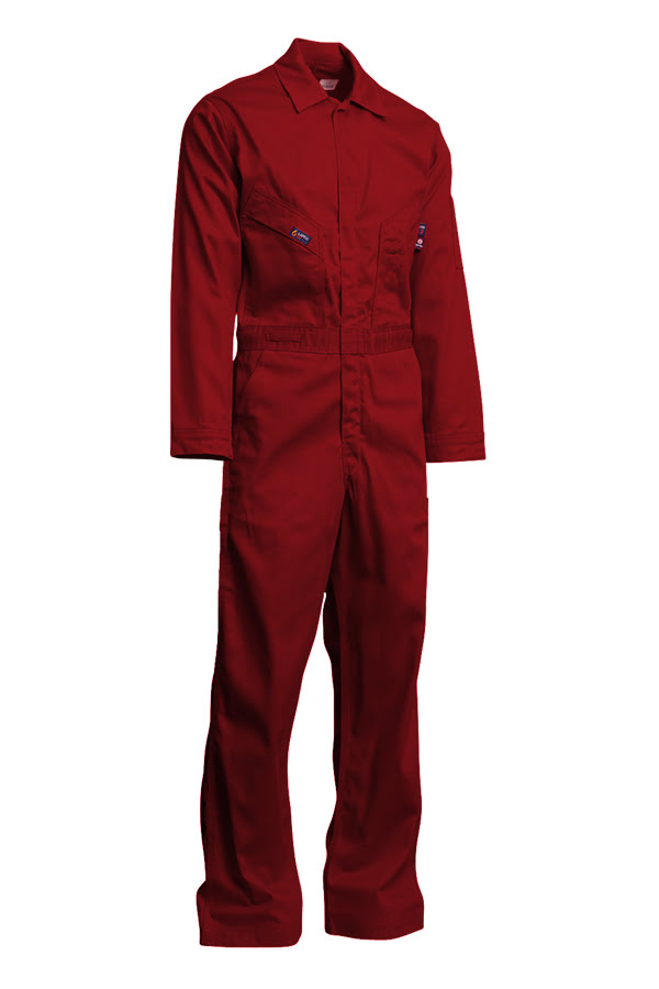 Lapco FR 7oz. Red FR Deluxe Coveralls CVFRD7RE