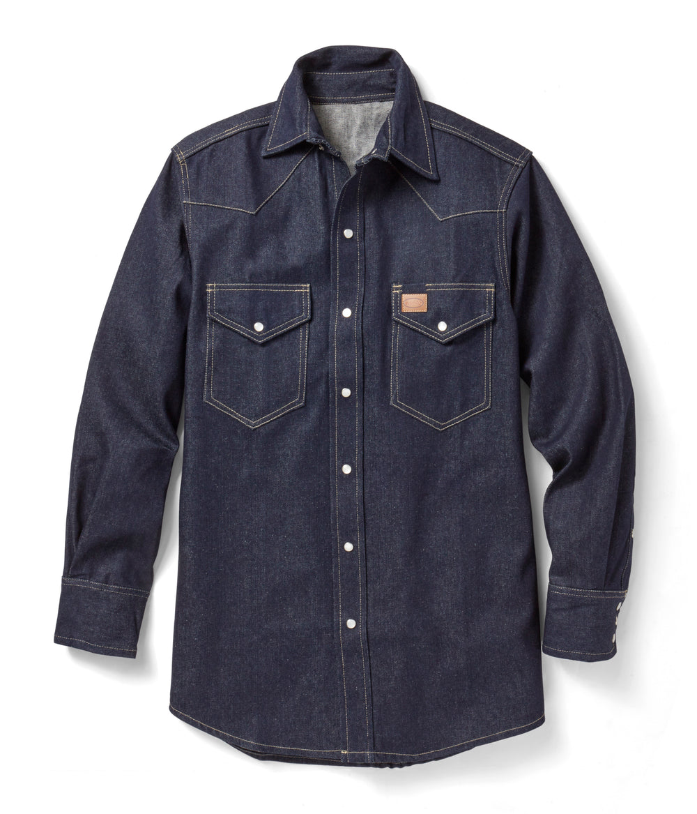 Blue Denim Classic Non Fr Welding Shirt - D1150