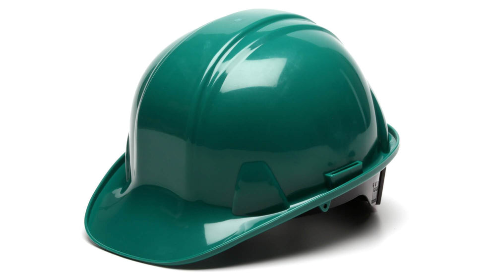 Green SL Standard Hard Hat 4 Point