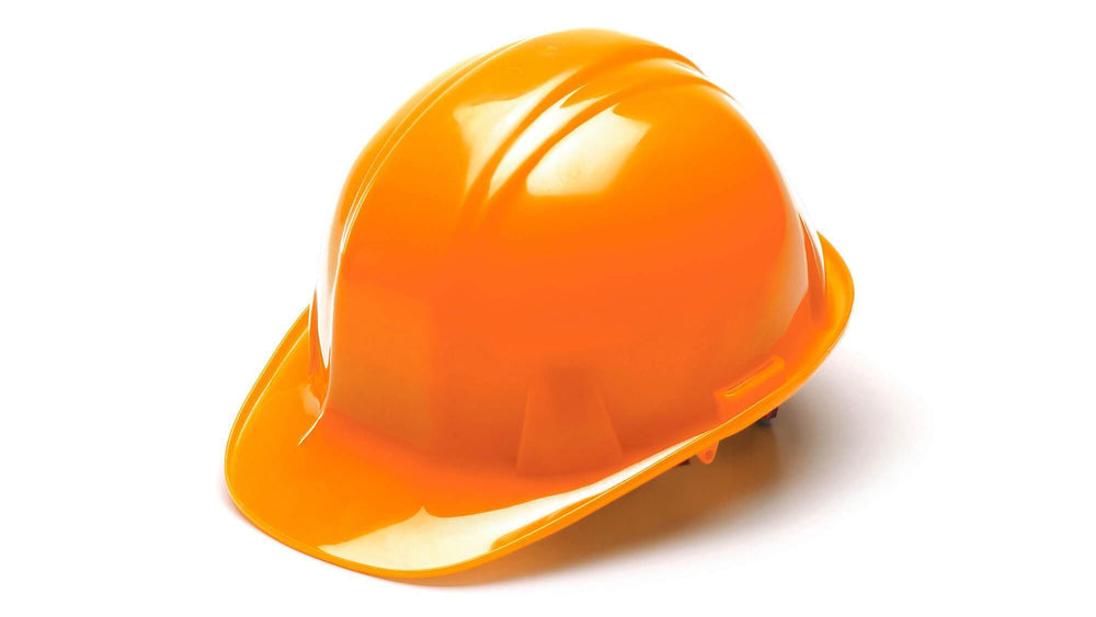 Hi Vis Orange SL Standard Hard Hat 4 Point