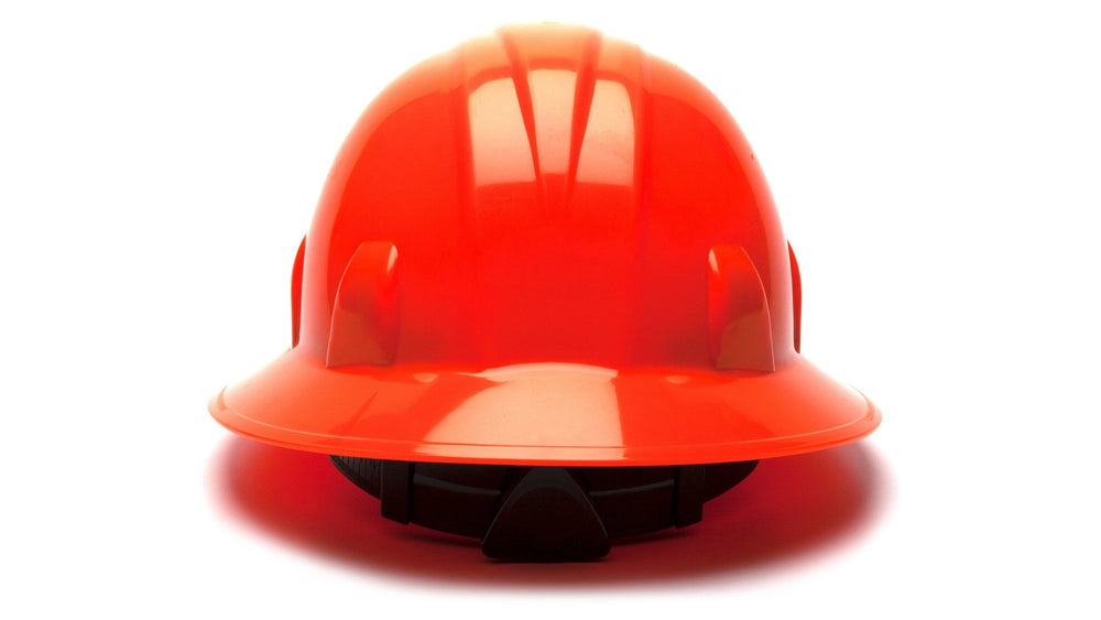 Hi Vis Orange SL Full Brim 4 Pt Ratchet Suspension