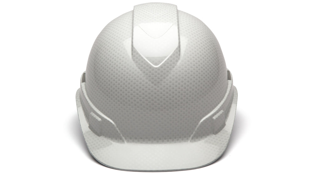 Shiny White Graphite Ridgeline Standard Hard Hat