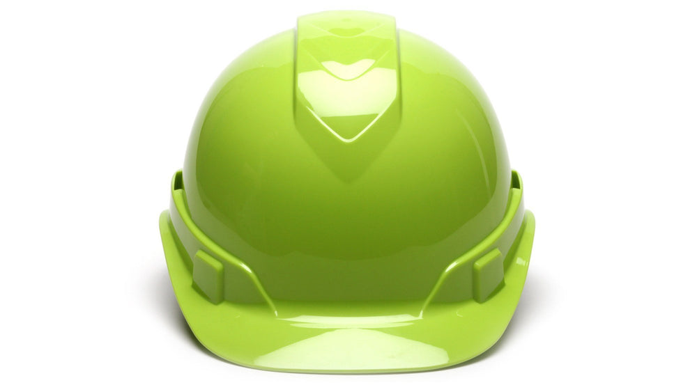 Hi Vis Lime Ridgeline Vented Standard 4 Pt Ratchet Suspension