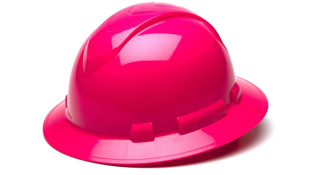 Hi Vis Pink Ridgeline Full Brim 4 Pt Ratchet Suspension