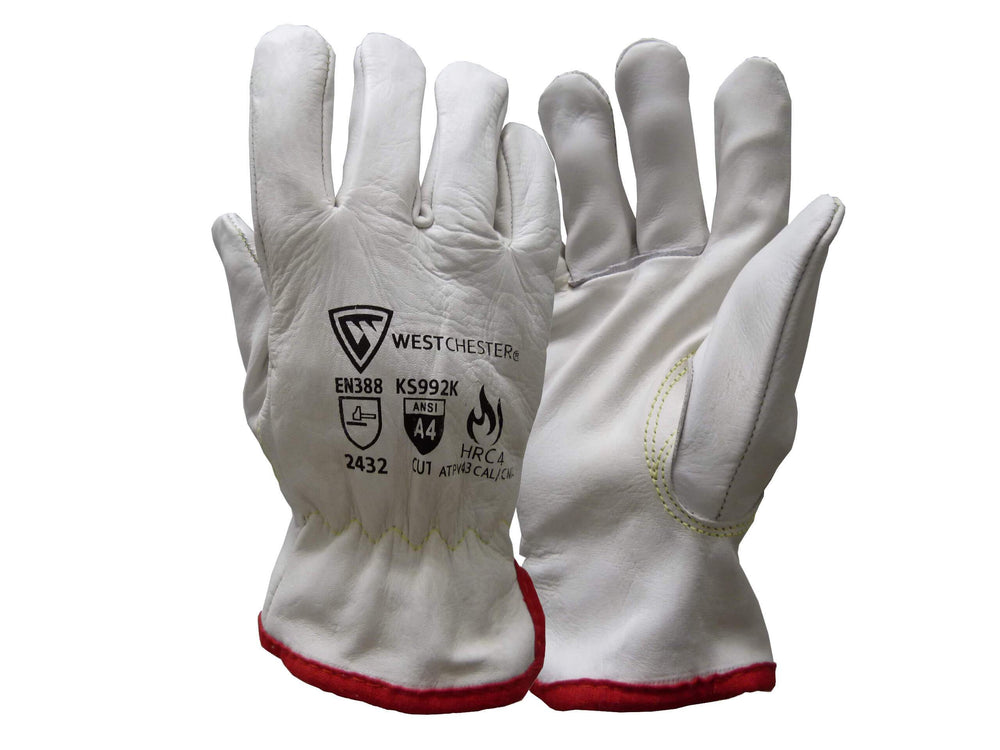 Leather Cut Resistant Driver Glove With Arc Flash Rating
