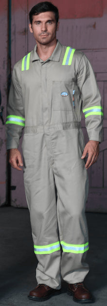Rasco FR FR2932NV Navy Westex Indura 7oz Coverall W Reflective