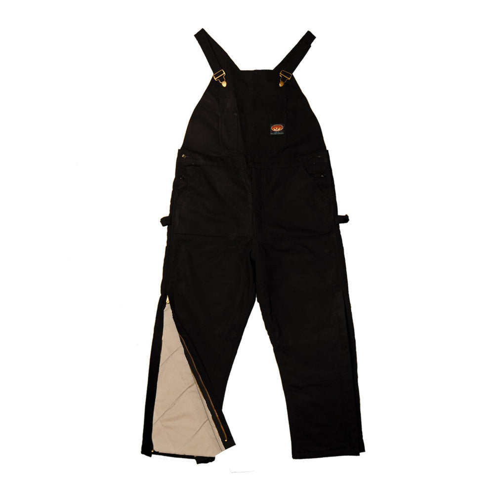 Flame Resistant Insulated Black Duck Bib Overalls - BLHB2427