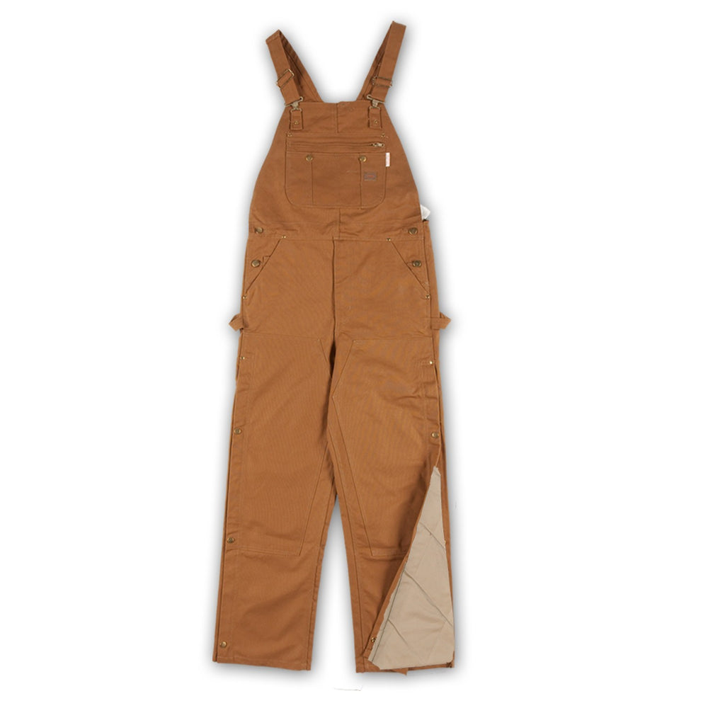 Flame Resistant Brown Duck Mod acrylic Insulated Bib Overalls - BOBQ4000